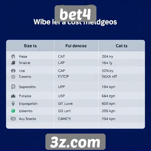 Comparativo entre métodos de pagamento disponíveis na bet4